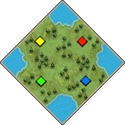 Minimapa de Cuatro Lagos